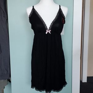 Avid Love Black Babydoll Lingerie - NWT